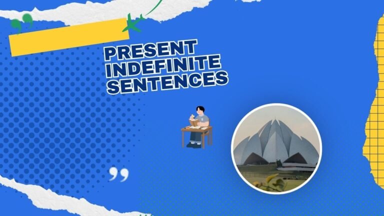 Present Indefinite Sentences 